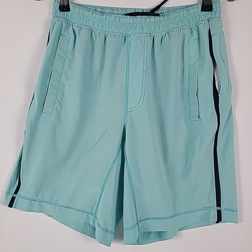 Lululemon Men's Pace Breaker Shorts 8.5” Run Gym Blue Black Sz M EUC